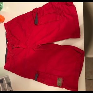 Levi’s red shorts